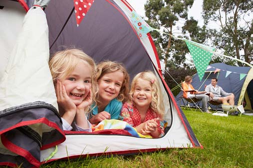 Camping con niños